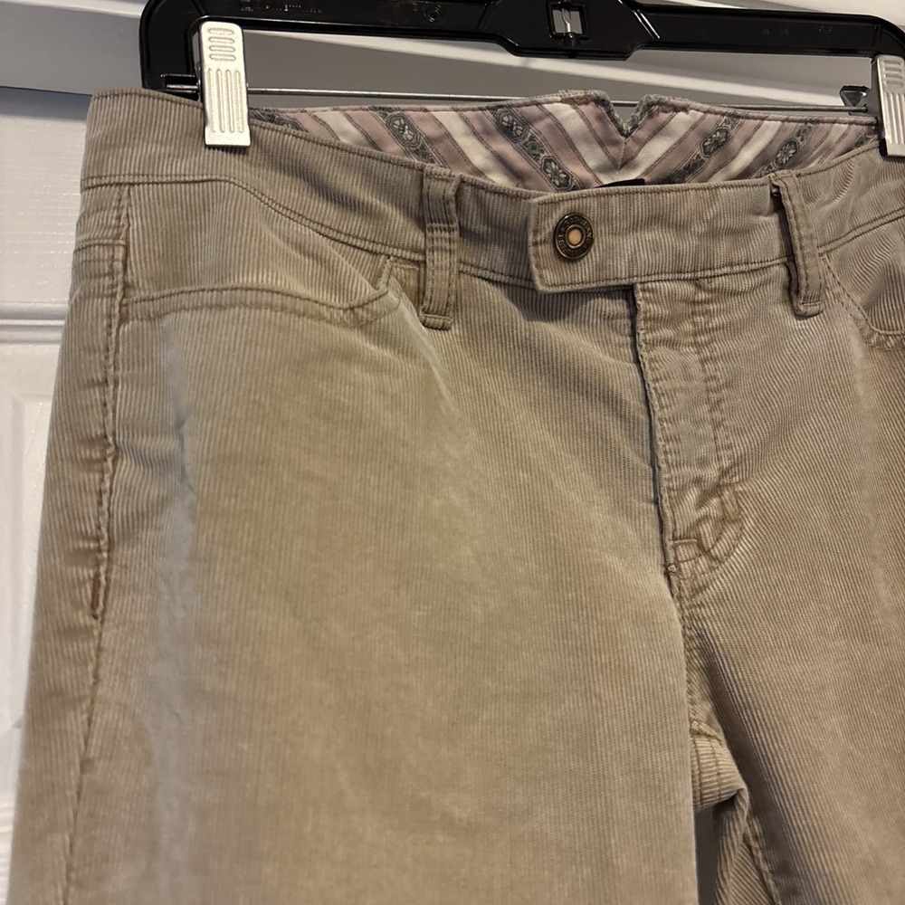 Vintage Gap Pants Women's 6R Tan Low Rise Bootcut Stretch Corduroy Y2K 2004 - Picture 3 of 10